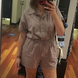 Wild Fable Purple Utility Romper Size XL
